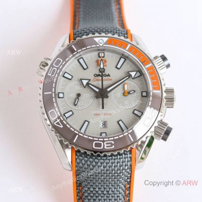 AAA Swiss Replica Omega Seamaster Planet Ocean 600M Grey Dial with 9900 Movement